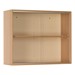 Science Wall-Mount Upper Cabinet w/ Sliding Glass Doors (36" W x 14" D x 30" H)